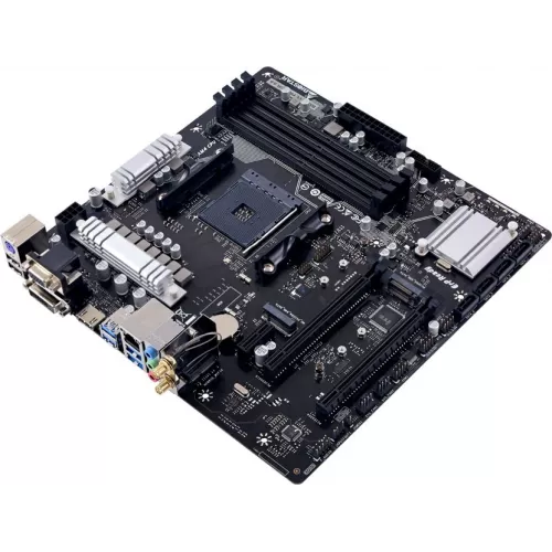 Материнская плата Biostar B550MX/E PRO Soc-AM4 AMD B550 4xDDR4 mATX AC`97 8ch(7.1) GbLAN RAID+VGA+DVI+HDMI