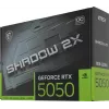 Видеокарта MSI PCI-E 5.0 RTX 5050 8G SHADOW 2X OC NVIDIA GeForce RTX 5050 8Gb 128bit GDDR6 2602/20000 HDMIx1 DPx3 HDCP Ret