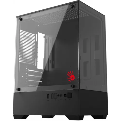 Корпус Bloody CC-125 черный без БП mATX 5x120mm 2xUSB2.0 1xUSB3.0 audio bott PSU