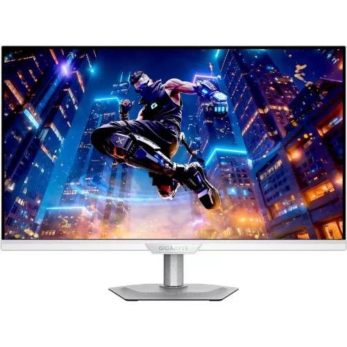 Монитор Gigabyte 27" M27UP ICE белый IPS LED 16:9 HDMI M/M матовая HAS Piv 350cd 178гр/178гр 3840x2160 160Hz G-Sync DP 4K USB 6.65кг
