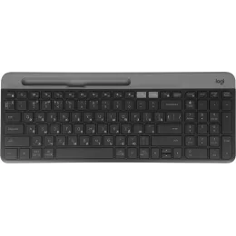 Клавиатура Logitech K580 черный/серебристый USB беспроводная BT/Radio slim Multimedia (920-009208)
