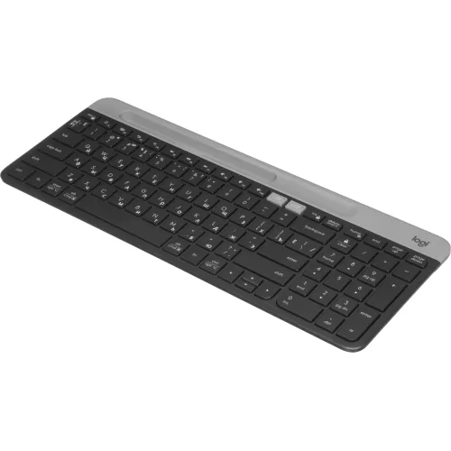 Клавиатура Logitech K580 черный/серебристый USB беспроводная BT/Radio slim Multimedia (920-009208)