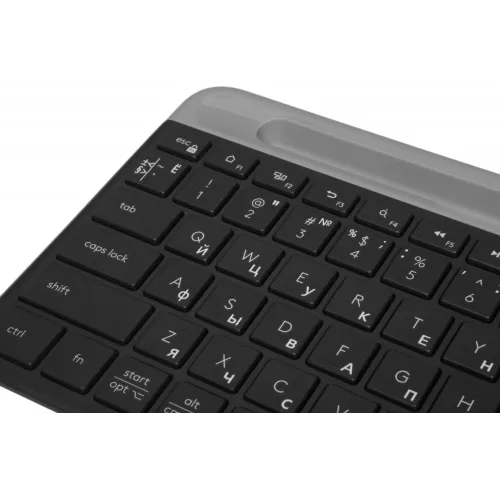 Клавиатура Logitech K580 черный/серебристый USB беспроводная BT/Radio slim Multimedia (920-009208)