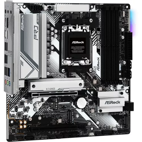 Материнская плата Asrock B650M PRO RS Socket AM5 AMD B650 4xDDR5 mATX AC`97 8ch(7.1) 2.5Gg RAID+HDMI+DP