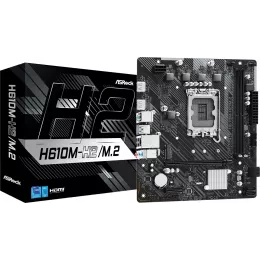 Материнская плата Asrock H610M-H2/M.2 Soc-1700 Intel H610 2xDDR4 mATX AC`97 8ch(7.1) GbLAN+HDMI