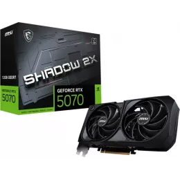 Видеокарта MSI PCI-E 5.0 RTX 5070 12G SHADOW 2X NVIDIA GeForce RTX 5070 12Gb 192bit GDDR7 2512/28000 HDMIx1 DPx3 HDCP Ret