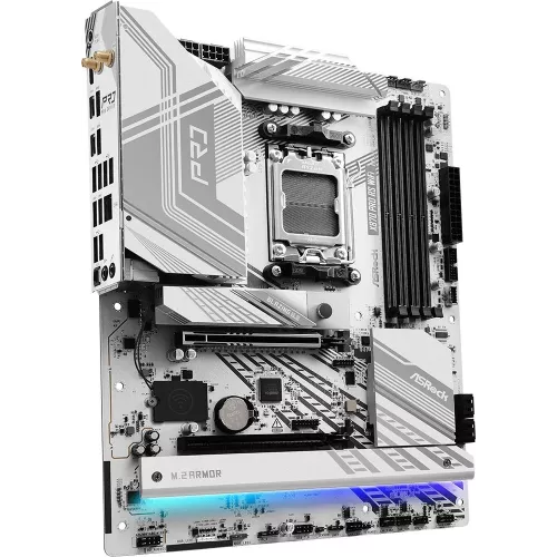 Материнская плата Asrock X870 PRO RS WIFI Socket AM5 AMD X870 4xDDR5 ATX AC`97 8ch(7.1) 2.5Gg RAID+HDMI