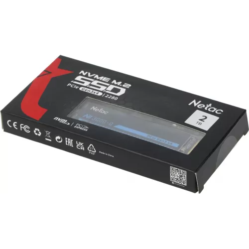 Накопитель SSD Netac PCIe 3.0 x4 2TB NT01NV3000Q-2T0-E4X M.2 2280