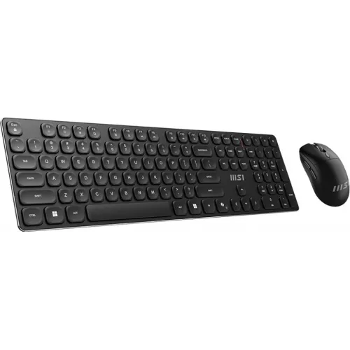 Клавиатура + мышь MSI Forge K210 Combo клав:черный мышь:черный USB беспроводная (S11-43RU213-Y92)