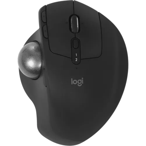 Трекбол Logitech Trackball MX Ergo S графитовый оптическая 2048dpi silent беспров. BT/Radio USB 8but (910-007263)