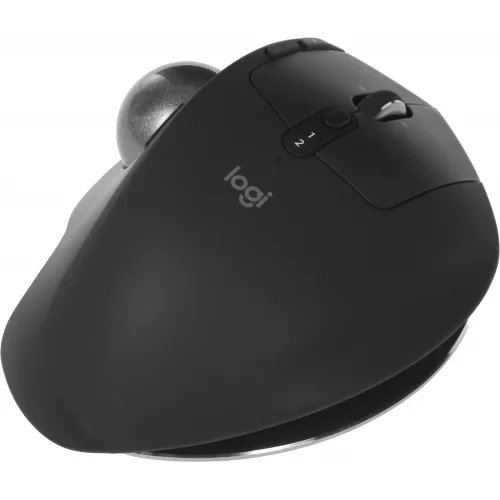 Трекбол Logitech Trackball MX Ergo S графитовый оптическая 2048dpi silent беспров. BT/Radio USB 8but (910-007263)