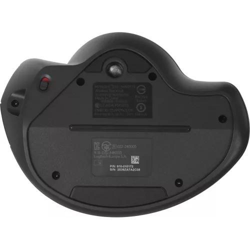 Трекбол Logitech Trackball MX Ergo S графитовый оптическая 2048dpi silent беспров. BT/Radio USB 8but (910-007263)