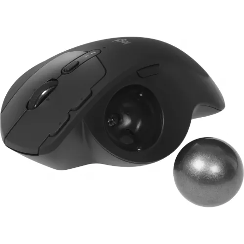 Трекбол Logitech Trackball MX Ergo S графитовый оптическая 2048dpi silent беспров. BT/Radio USB 8but (910-007263)