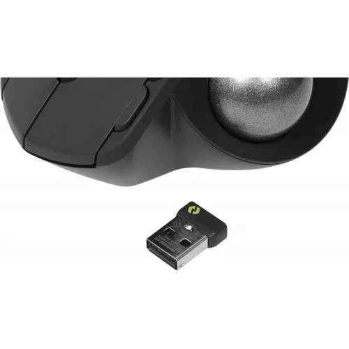 Трекбол Logitech Trackball MX Ergo S графитовый оптическая 2048dpi silent беспров. BT/Radio USB 8but (910-007263)