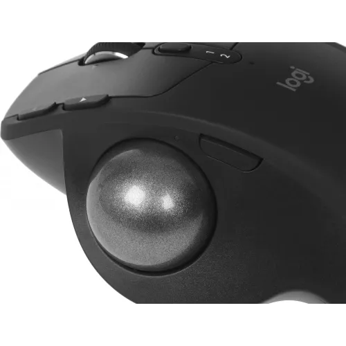 Трекбол Logitech Trackball MX Ergo S графитовый оптическая 2048dpi silent беспров. BT/Radio USB 8but (910-007263)