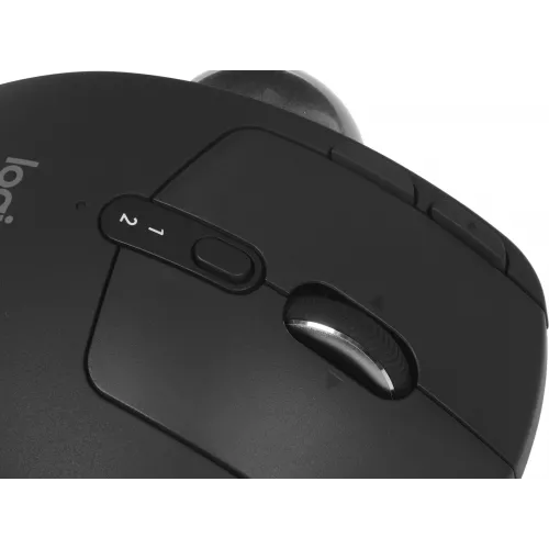 Трекбол Logitech Trackball MX Ergo S графитовый оптическая 2048dpi silent беспров. BT/Radio USB 8but (910-007263)