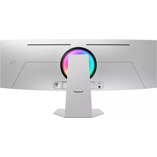 Монитор Samsung 49" Odyssey OLED G9 S49DG952SMXUE серебристый OLED LED 32:9 HDMI M/M матовая HAS 1000000:1 250cd 178гр/178гр 5120x1440 240Hz FreeSync Premium Pro DP USB 12.6кг