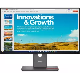 Монитор Lenovo 23.8" ThinkVision P24QD-40 черный IPS LED 4ms 16:9 HDMI матовая HAS Piv 1500:1 300cd 178гр/178гр 2560x1440 120Hz DP QHD USB
