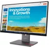 Монитор Lenovo 23.8" ThinkVision P24QD-40 черный IPS LED 4ms 16:9 HDMI матовая HAS Piv 1500:1 300cd 178гр/178гр 2560x1440 120Hz DP QHD USB