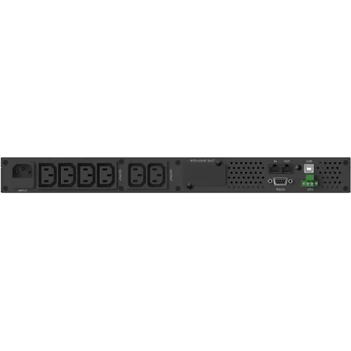 Источник бесперебойного питания Ippon Pacific II 1U 700 630Вт 700ВА черный