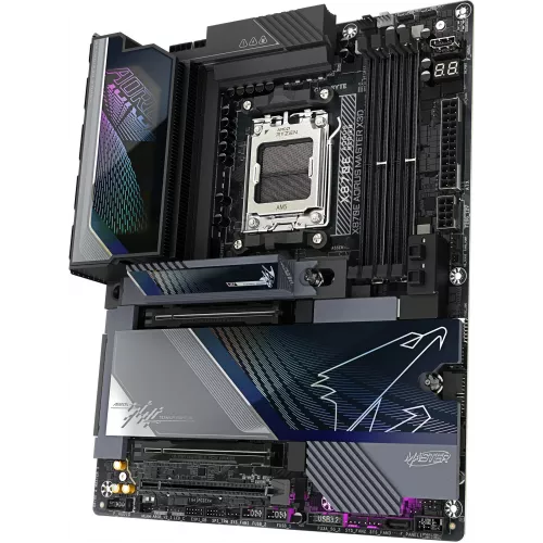 Материнская плата Gigabyte X870E A MASTER X Socket AM5 AMD X870E 4xDDR5 ATX AC`97 8ch(7.1) 1 x 10Gigabit + 1 x 5Gigabit RAID+HDMI
