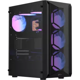 Корпус Formula Air Power G1 Plus черный без БП ATX 5x140mm 1xUSB2.0 1xUSB3.0 audio bott PSU