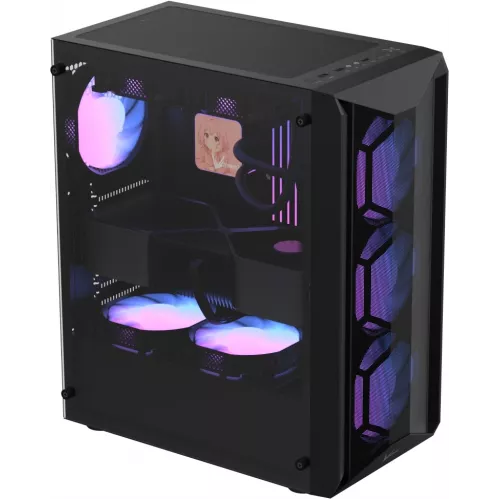 Корпус Formula Air Power G1 Plus черный без БП ATX 5x140mm 1xUSB2.0 1xUSB3.0 audio bott PSU