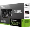 Видеокарта Asus PCI-E 5.0 DUAL-RTX5060TI-8G NVIDIA GeForce RTX 5060TI 8Gb 128bit GDDR7 2572/28000 HDMIx1 DPx3 HDCP Ret