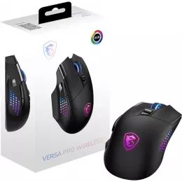 Мышь MSI VERSA PRO W черный оптическая 26000dpi беспров. BT/Radio USB 15but (S12-4301340-CLA)