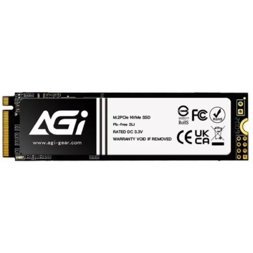 Накопитель SSD AGi PCIe 4.0 x4 1TB AGI1T0G4LAI828 AI828 M.2 2280