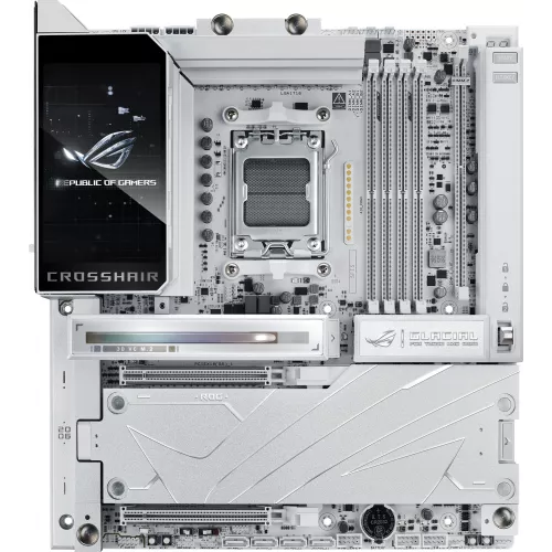 Материнская плата Asus ROG CROSSHAIR X870E GLACIAL Socket AM5 AMD X870E 4xDDR5 ATX AC`97 8ch(7.1) 2x10Gg RAID