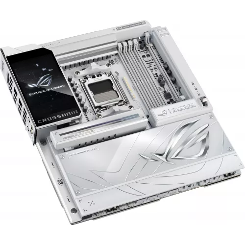 Материнская плата Asus ROG CROSSHAIR X870E GLACIAL Socket AM5 AMD X870E 4xDDR5 ATX AC`97 8ch(7.1) 2x10Gg RAID