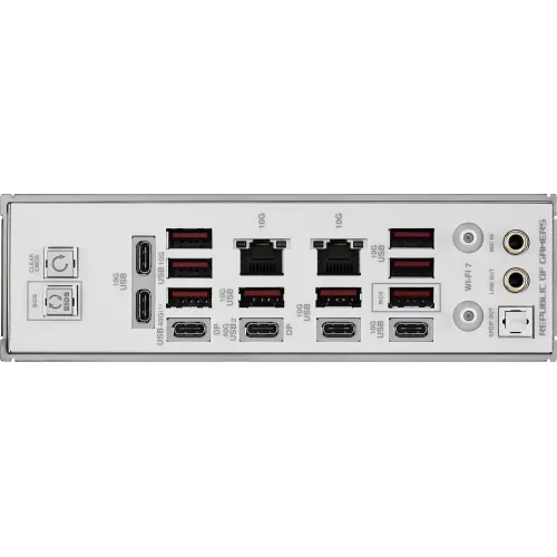 Материнская плата Asus ROG CROSSHAIR X870E GLACIAL Socket AM5 AMD X870E 4xDDR5 ATX AC`97 8ch(7.1) 2x10Gg RAID