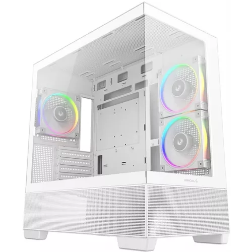 Корпус Deepcool CG380 3F белый без БП mATX 6x120mm 3x140mm 2xUSB3.0 audio bott PSU
