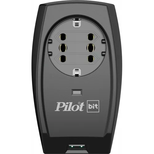 Сетевой фильтр Pilot Bit (USB) (1 розетка) черный (коробка)