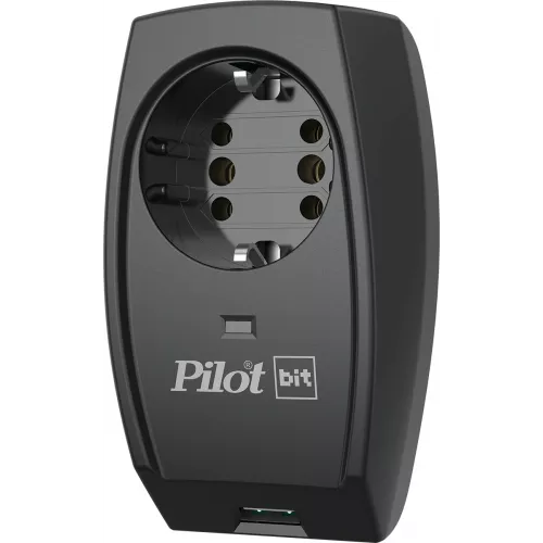 Сетевой фильтр Pilot Bit (USB) (1 розетка) черный (коробка)