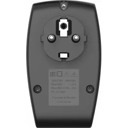 Сетевой фильтр Pilot Bit (USB) (1 розетка) черный (коробка)