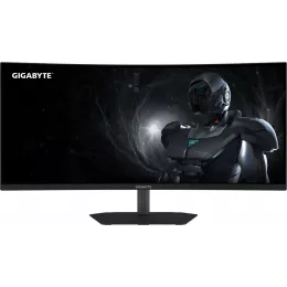 Монитор Gigabyte 34" G34WQC2 EK черный VA LED 21:9 HDMI M/M матовая HAS Piv 4000:1 450cd 178гр/178гр 3440x1440 200Hz FreeSync Premium DP 4K 7.36кг