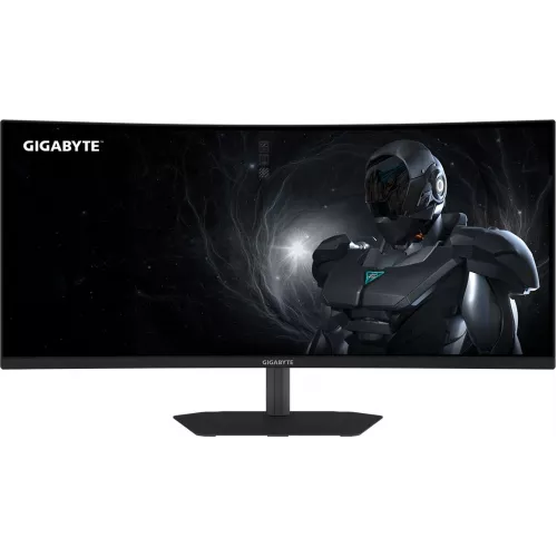 Монитор Gigabyte 34" G34WQC2 EK черный VA LED 21:9 HDMI M/M матовая HAS Piv 4000:1 450cd 178гр/178гр 3440x1440 200Hz FreeSync Premium DP 4K 7.36кг