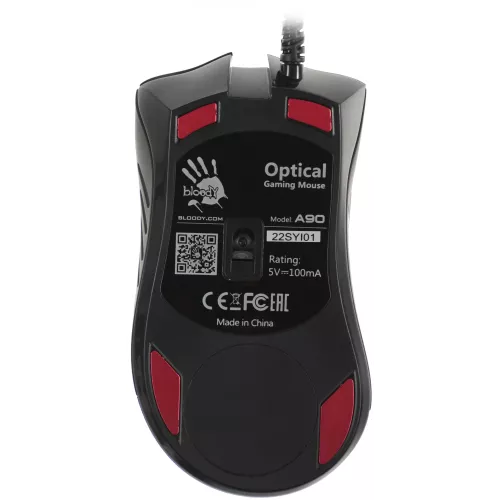 Мышь A4Tech Bloody A90 черный оптическая 6200dpi USB 8but
