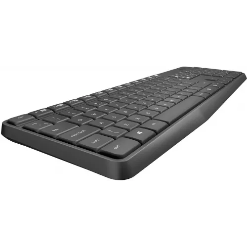 Клавиатура + мышь Logitech MK235 клав:серый мышь:серый USB беспроводная (920-007948)