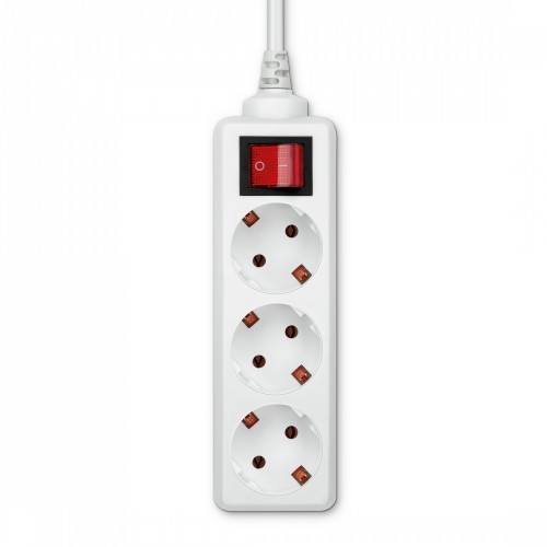 Сетевой удлинитель Buro BU-PS3.1/W 1.5м (3 розетки) белый (пакет ПЭ)