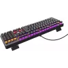 Клавиатура Оклик 970G Dark Knight механическая черный/серебристый USB for gamer LED (499578) кабель 1.5м