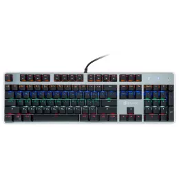 Клавиатура Оклик 970G Dark Knight механическая черный/серебристый USB for gamer LED (499578) кабель 1.5м