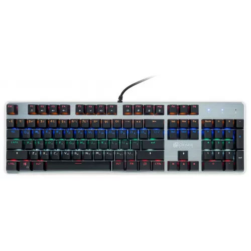 Клавиатура Оклик 970G Dark Knight механическая черный/серебристый USB for gamer LED (499578) кабель 1.5м