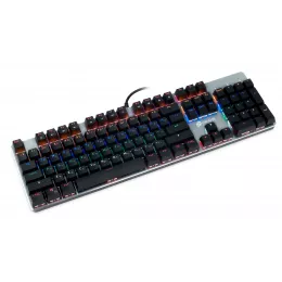 Клавиатура Оклик 970G Dark Knight механическая черный/серебристый USB for gamer LED (499578) кабель 1.5м