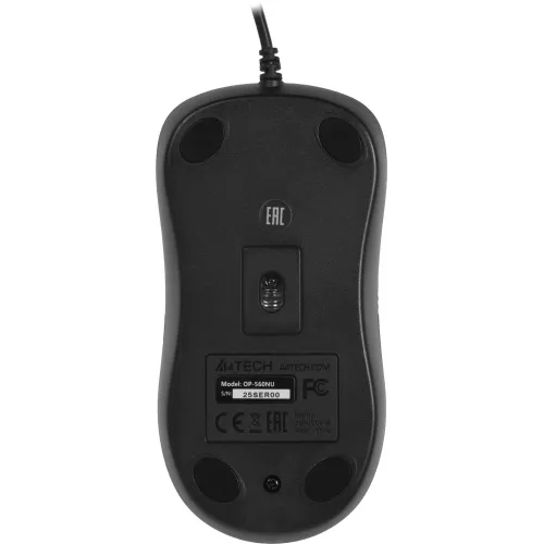 Мышь A4Tech OP-560NU черный оптическая 1200dpi USB 3but
