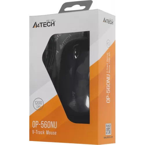 Мышь A4Tech OP-560NU черный оптическая 1200dpi USB 3but
