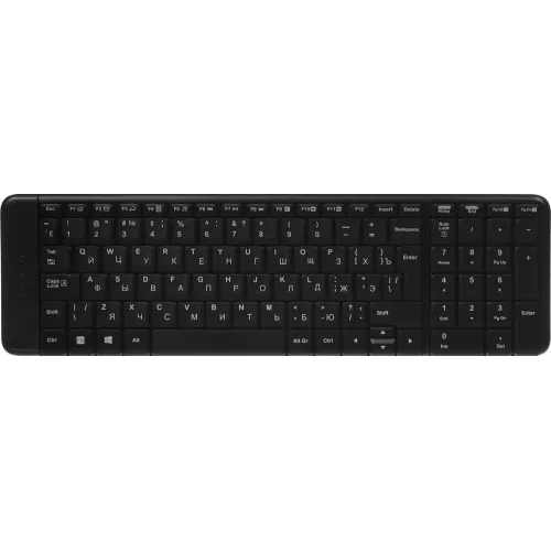 Клавиатура + мышь Logitech MK220 клав:черный мышь:черный USB беспроводная (920-003169)