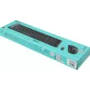 Клавиатура + мышь Logitech MK220 клав:черный мышь:черный USB беспроводная (920-003169)